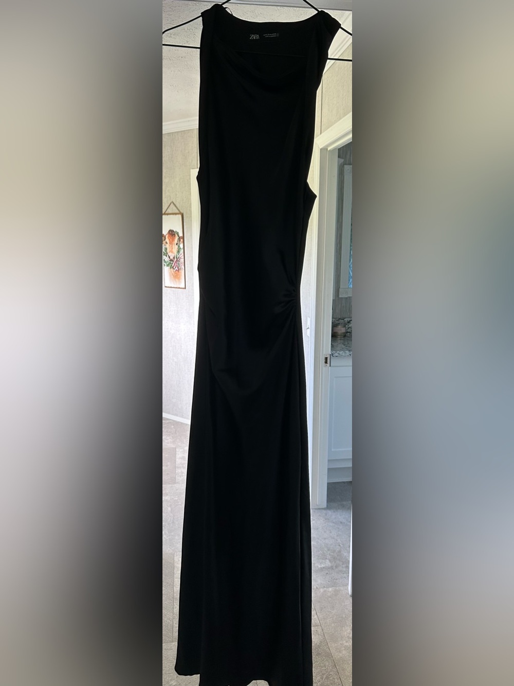 Black Zara Cowl Dress